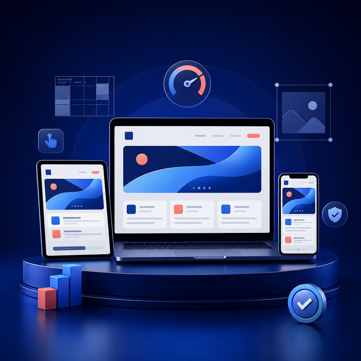 Responsive website design and development